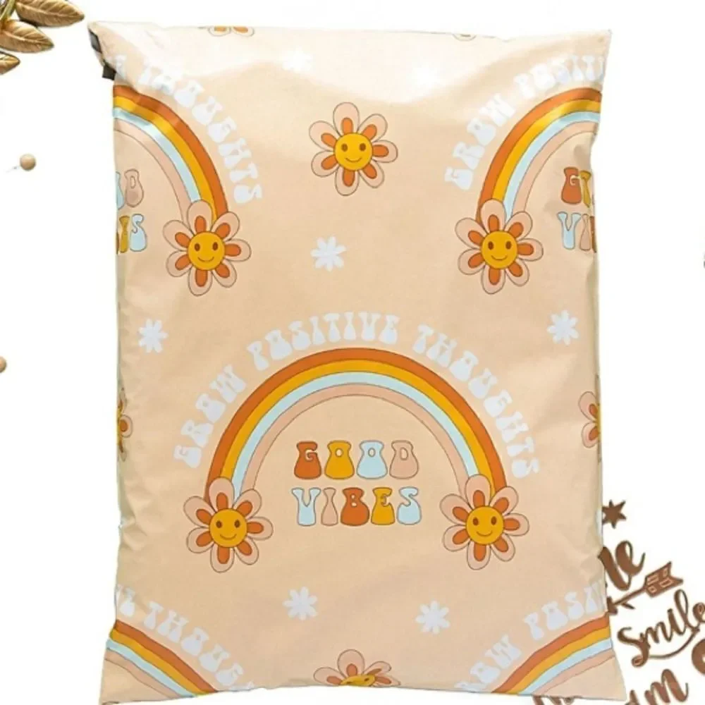 Poly mailers mix sizes 35 poly mailers 35 stickers good Vibes mode